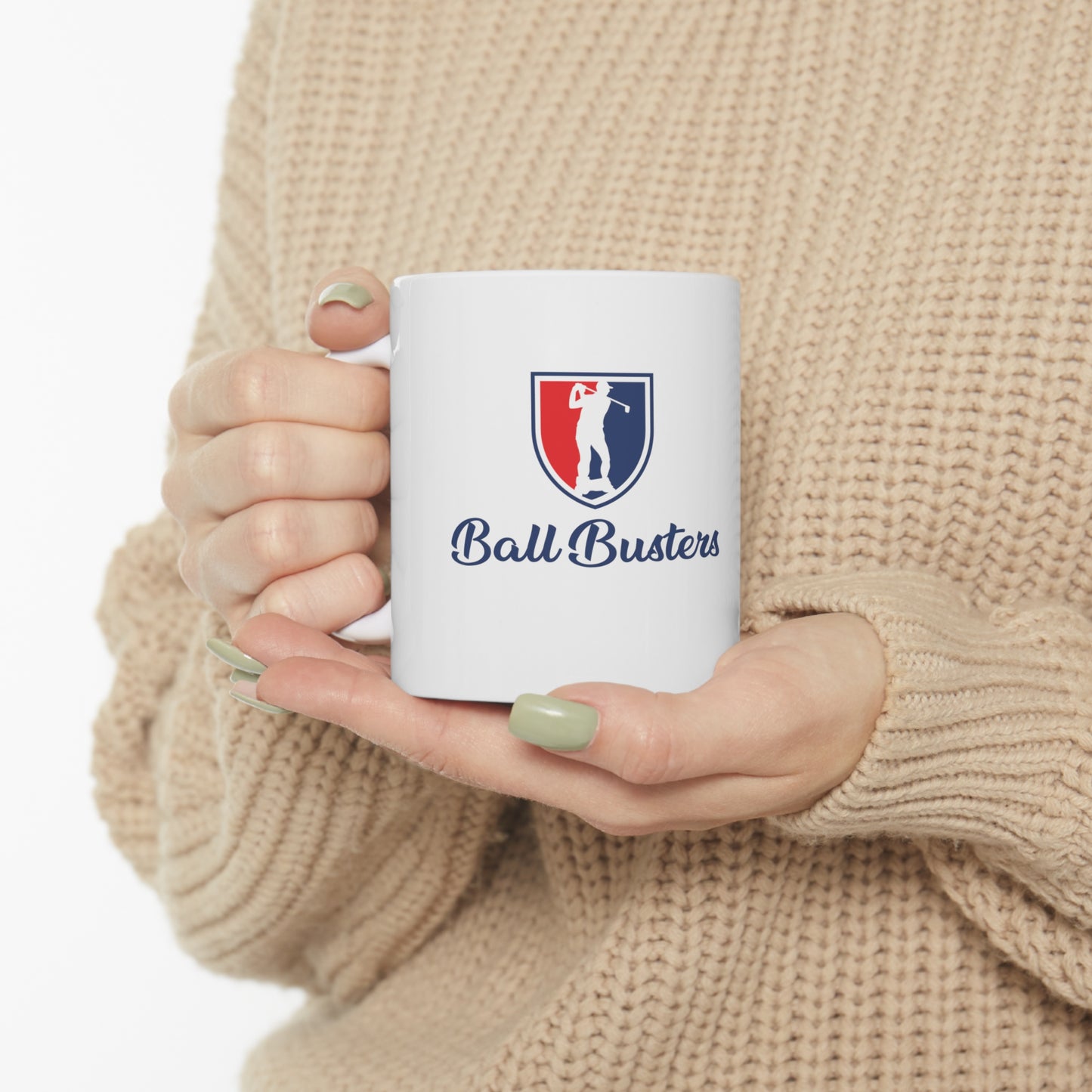 Ball Busters White Coffee Mug